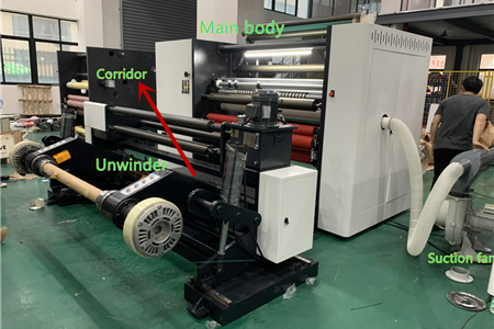 How to install the TPQA model slitter rewinder?